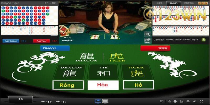 Giới thiệu game Rồng Hổ 123Win