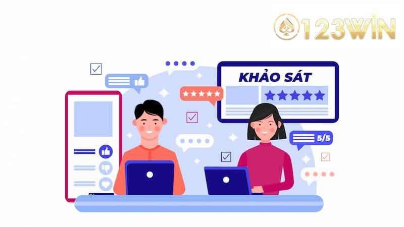 Khảo Sát Nhận Thưởng Tại 123WIN là sự kiện siêu hấp dẫn